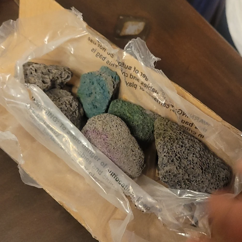 Lava Rock Crystal Thinkbox Rock Tray
